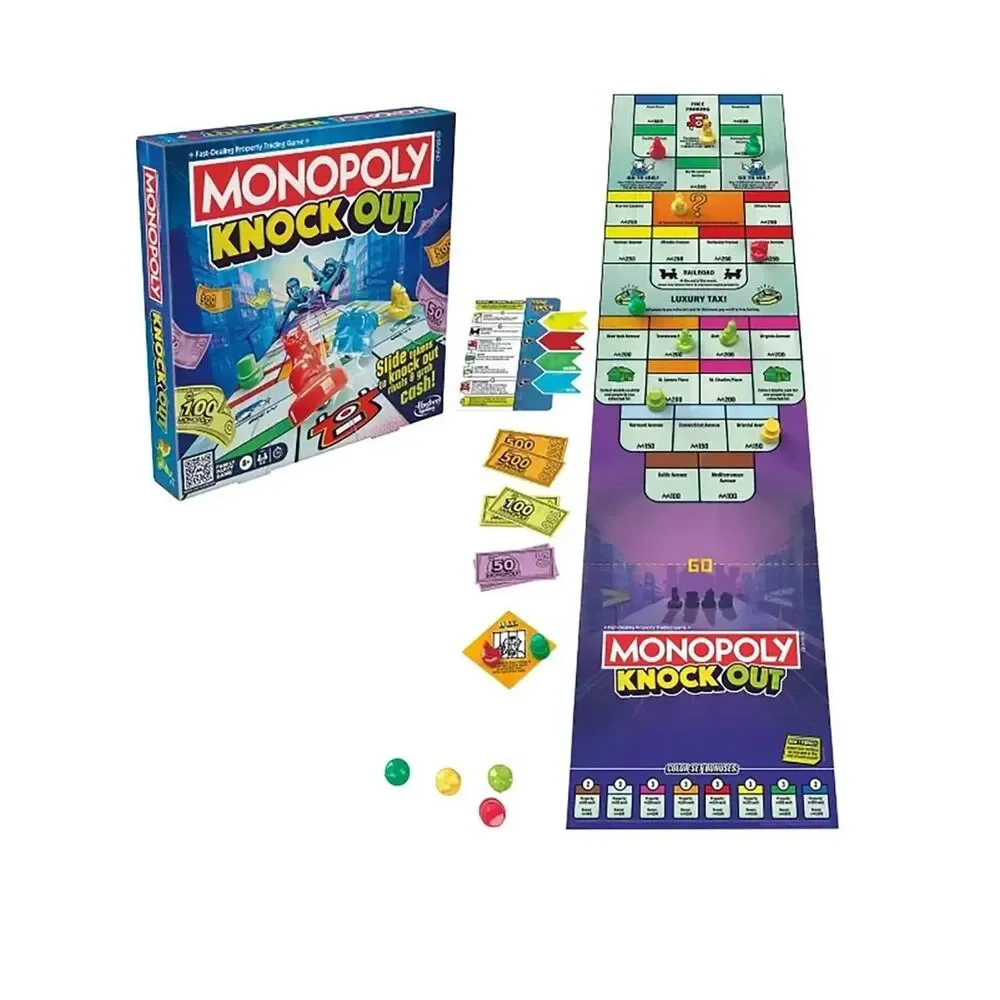 MONOPOLY KNOCK OUT FAMILY GAME
